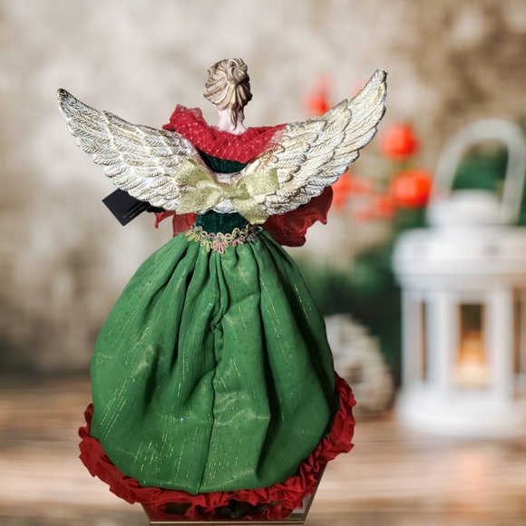 The Bombay Company Christmas Angel - Tree Topper - 16" - Porcelain - Picture 4 of 10